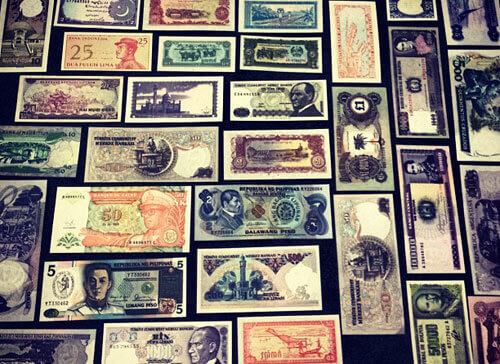 Collection of Countries Paper Currency