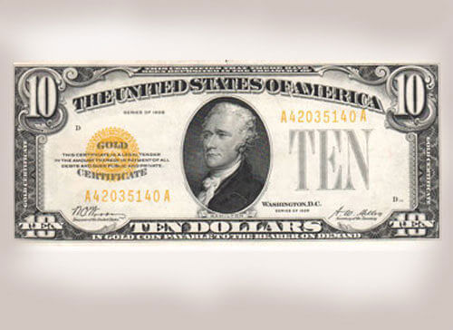Photo of United States Ten Dollar