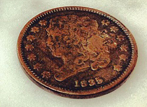 1835 Bust Quarter