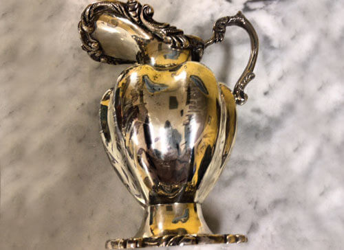 Silver Decorative Vase