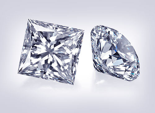 Princess & Round Cut Diamond