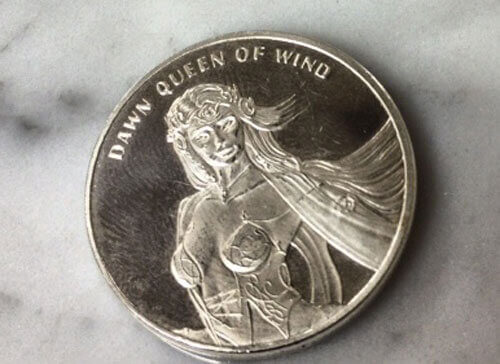 Antique Queen Silver Dime
